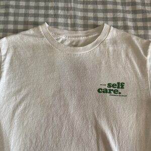 Mac Miller Self Care White Graphic Tee